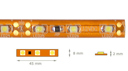 x.Flexibilis LED szalag beltéri (60LED/LM) - zöld