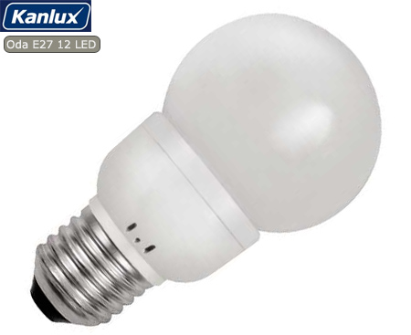 XX-LED lámpa E27 körte (12 LED/KL) 1,5W melegfehér