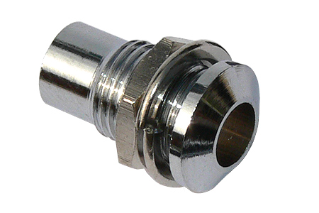 LED Dióda foglalat fém, 5 mm (domború)