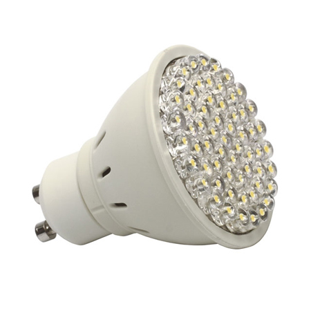 x. LED lámpa GU10 (DIPx60/2.6W/120°) meleg fehér