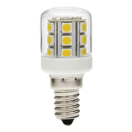 LED lámpa E14 (SMD5050x23/2.9W/270°) meleg fehér