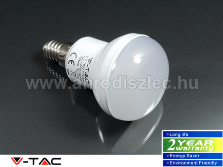 LED lámpa E14 (COB Epistar/5W/120°) hideg fehér VTAC