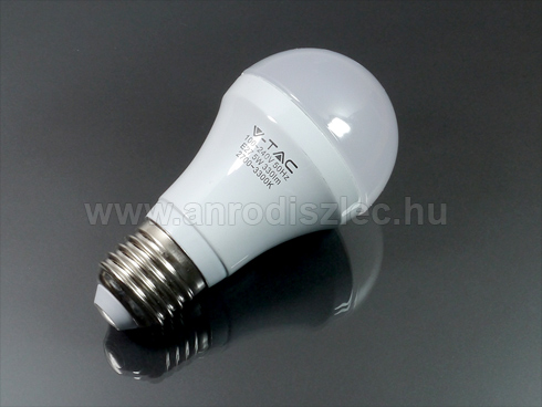 LED lámpa E27 (COB Epistar/5W/120°) meleg fehér VTAC