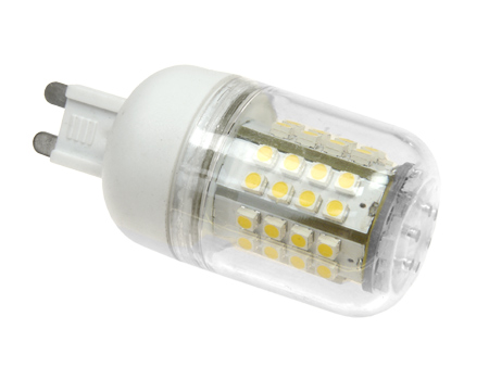 x. LED lámpa G9 (SMD3528x60/3.9W/270°) hideg f. Búra! (3hó)