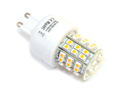 x.LED lámpa G9 (SMD3528x48/3W/270°) meleg Megújult!