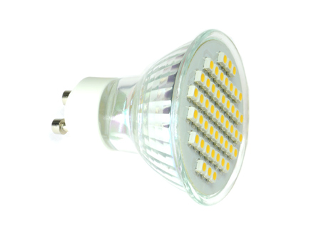 x. LED lámpa GU10 (SMD3528x48/2.5W/120°) hideg f. (6hó)