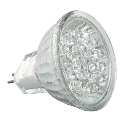 LED lámpa MR16 (DIPx20/1.3W/30°) hideg fehér -KL