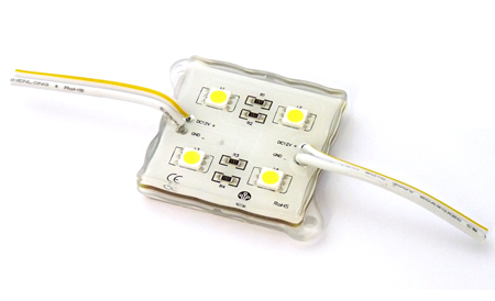 LED modul (6423) 4x5050 SMD LED - Hideg fehér