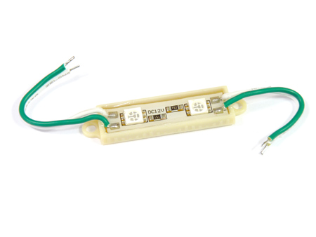 LED modul 0.5W - 2x5050 SMD LED - Zöld GTLED