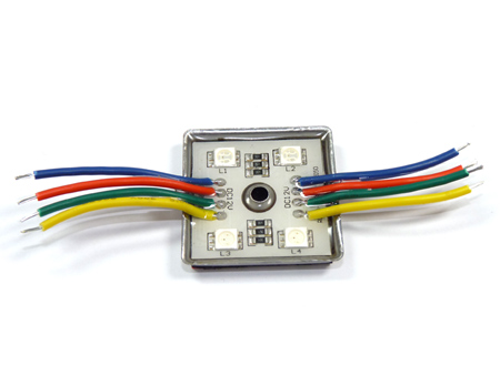 LED panel 1W - 4x5050 SMD LED - RGB (12V DC)