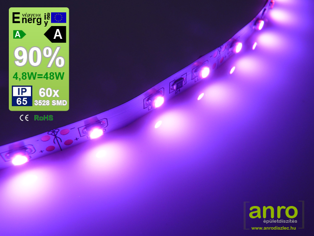 x.LED szalag beltéri (3528-60-BN) - pink