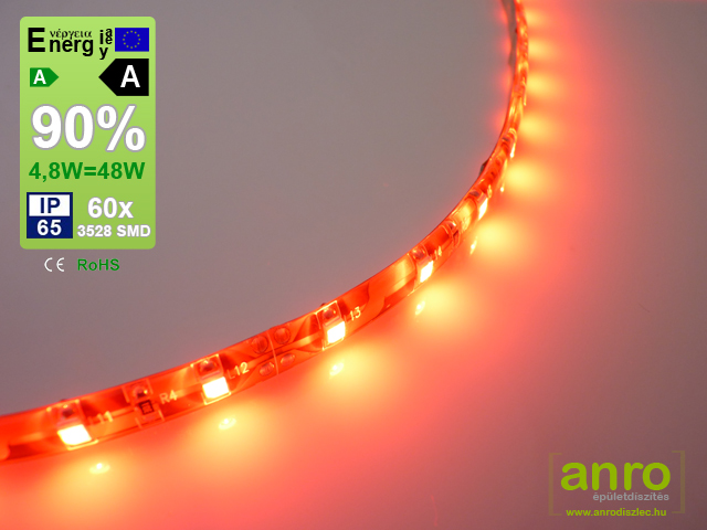 x.Flexi LED szalag kültéri (3528-60-BN) - piros
