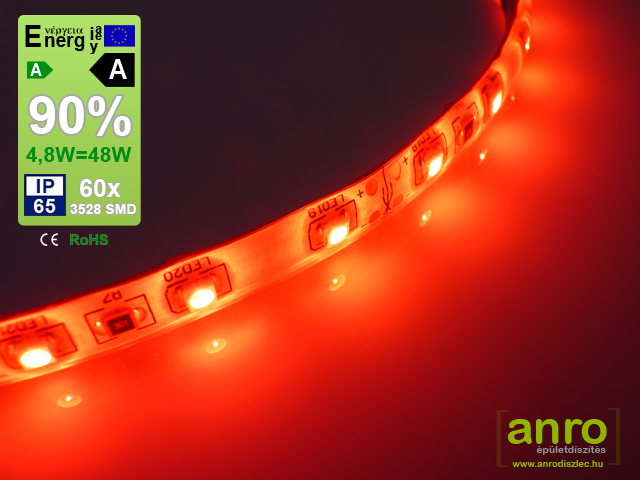 x.Flexi LED szalag kültéri (3528-60) - piros