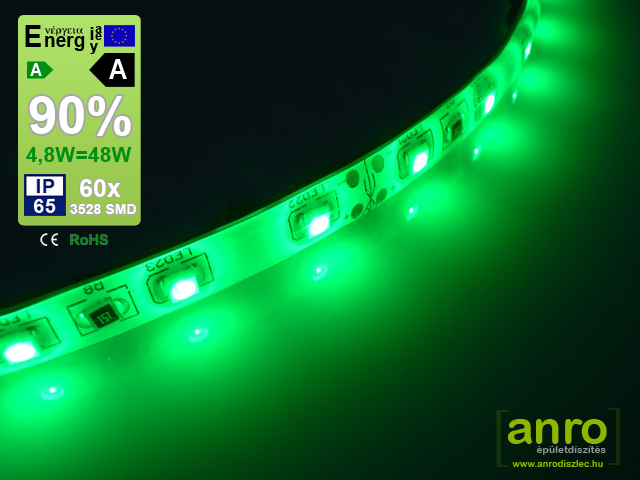 x.Flexi LED szalag kültéri (3528-60) - zöld