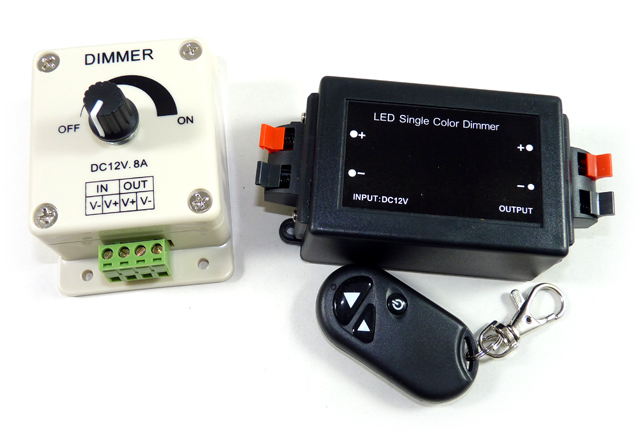 LED szalag dimmer - fényerőszabályzás Led fényerőszabályzó led szalaghoz