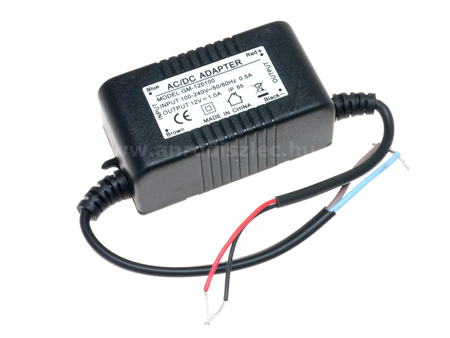 Tápegység 12 Voltos LED-hez IP65 Kültéri (12VDC/1A/12W)