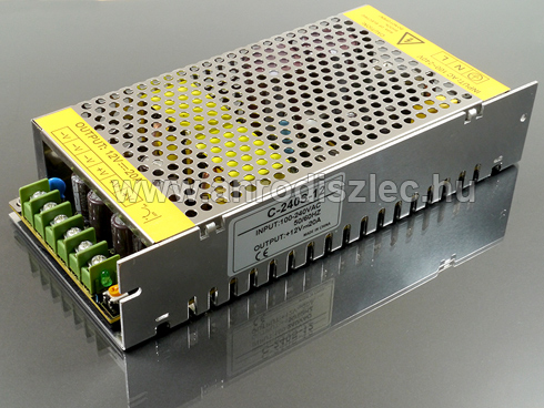 LED tápegység 24 Volt, ipari (240W/10A) Slim (vékony)