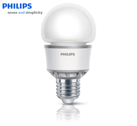 x.LED lámpa E27 (PowerLED/5W/180°) meleg -Philips