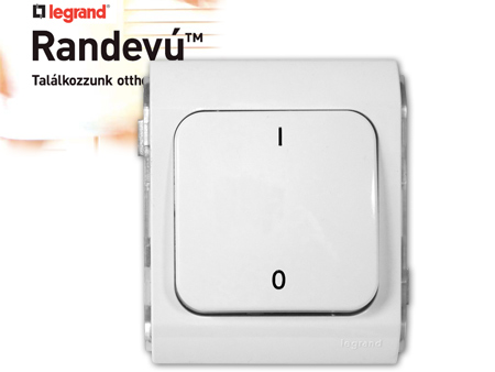 Randevú 2 pólusú kapcsoló (250V~/10AX)