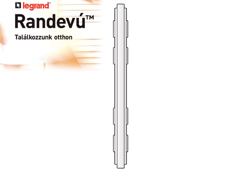 Randevú közdarab - fehér
