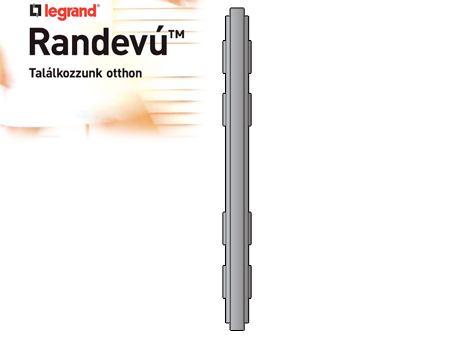 Randevú közdarab - szürke