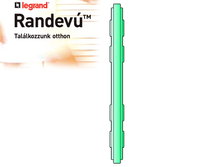 Randevú közdarab - zöld
