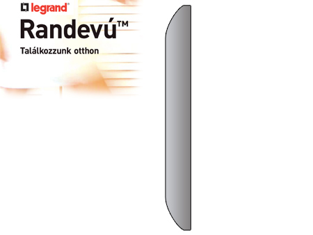 Randevú végdarab - szürke