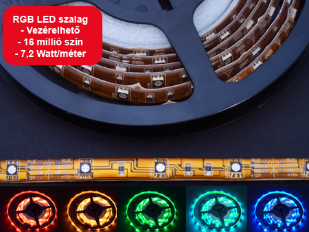 x.Flexi LED szalag kültéri (5050-30-BN) - RGB (5 méteres)