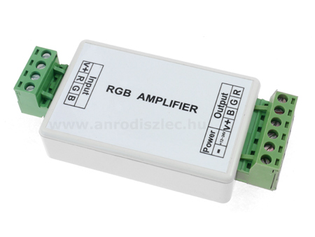 RGB vezérlő és dimmer jelerősítő (144W)