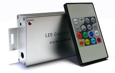 x.RGB vezérlő - Rádiós - 180W (20 gomb) U12RF