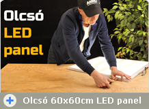 Olcsó 60x60cm-es LED panel!