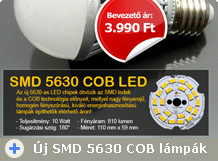 ÚJ SMD5630 COB LED lámpák érkeztek!