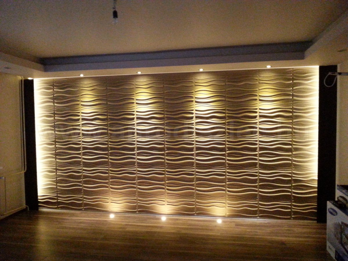 Wallart Sands 3d falpanel háttér fal dekorációjaként