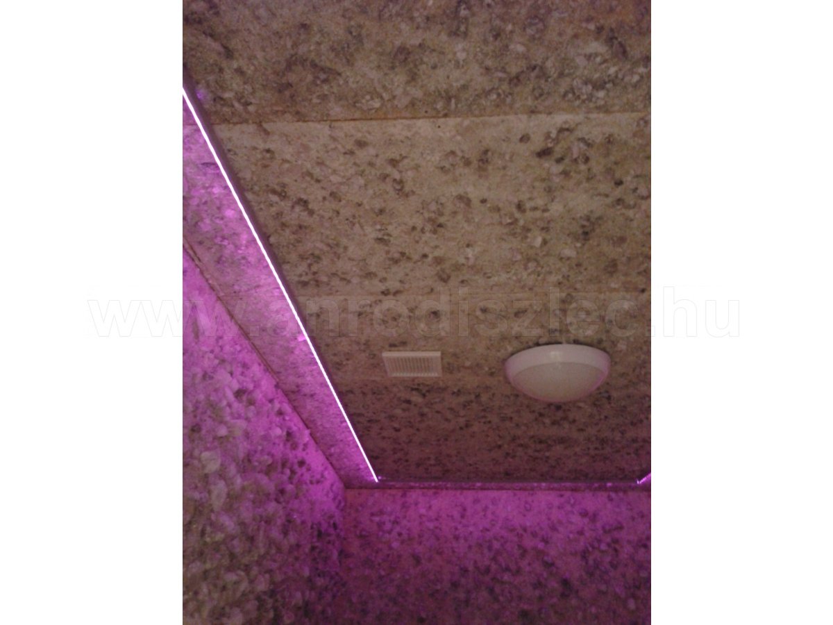 Sóbarlang LED RGB világítással - lila színű fény