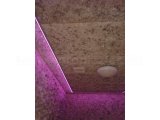 Sóbarlang LED RGB világítással - lila színű fény