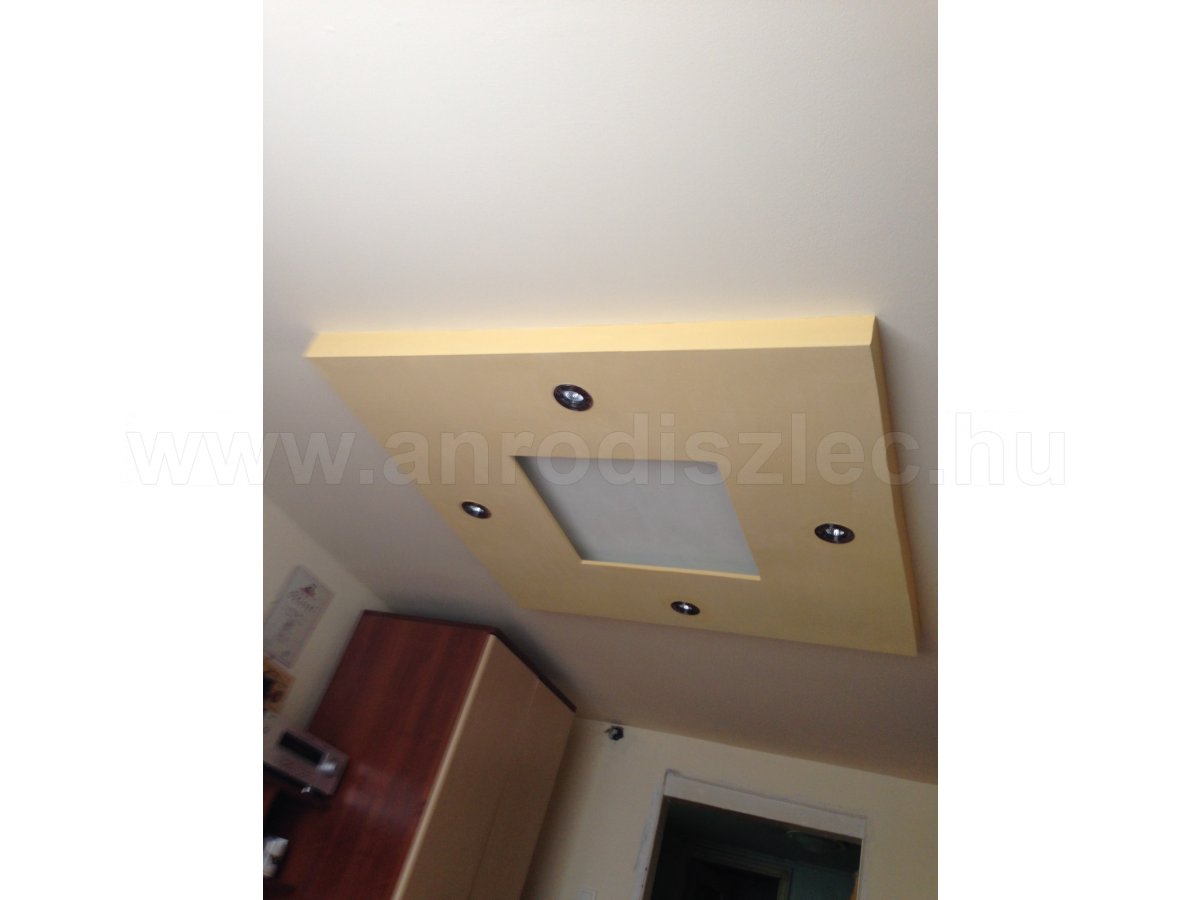 Gipszkartonba épített LED spotlámpák