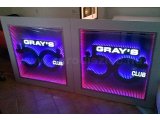 Gray's club 3D-s Dj pult színváltós világítással