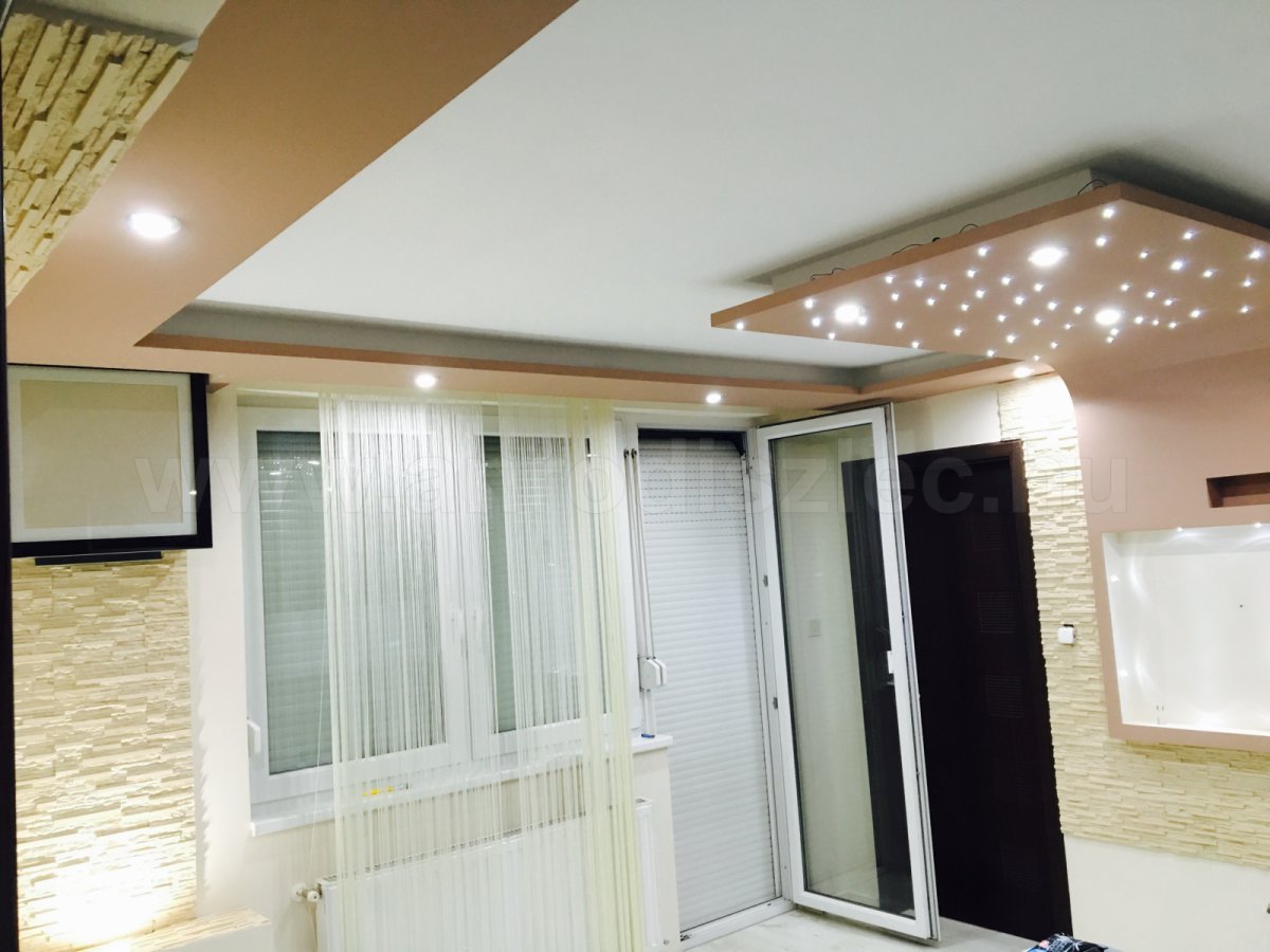 Nappali spotok+LED csillagos égbolt - modern látvány, alacsony áramfogyasztással