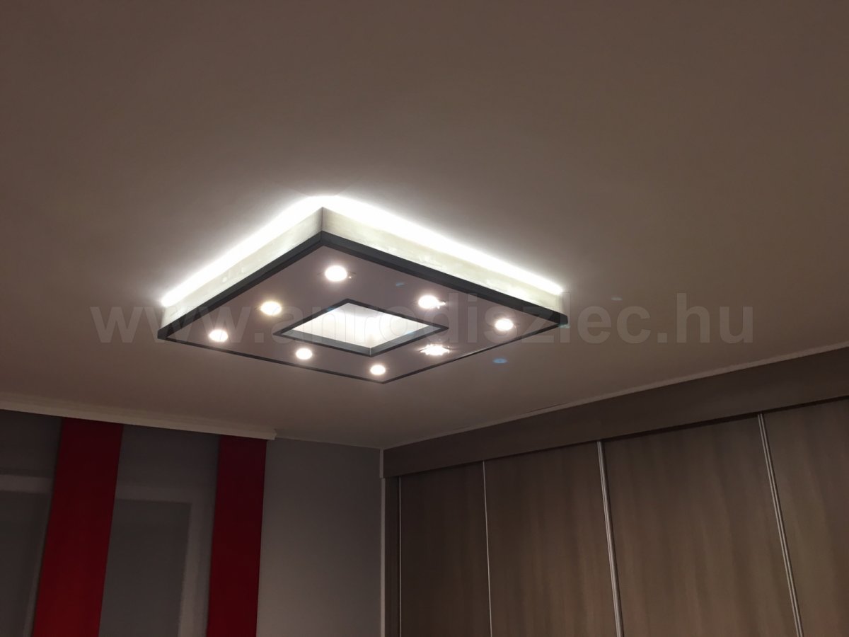 Csillár helyett: GU10 7W Kanlux LED lámpák