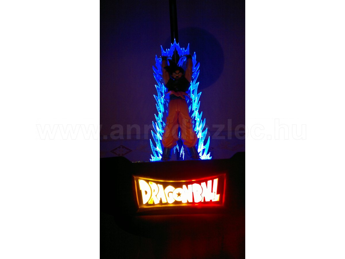 Világító dragonball figura LED modullal