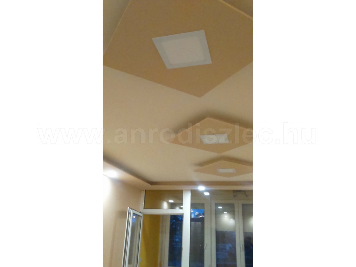 Négyzet alakú LED panelek