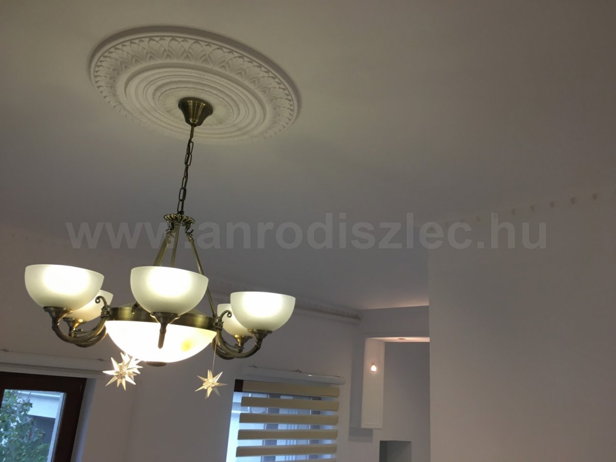 Levél mintás nagy rozetta, 60 centis