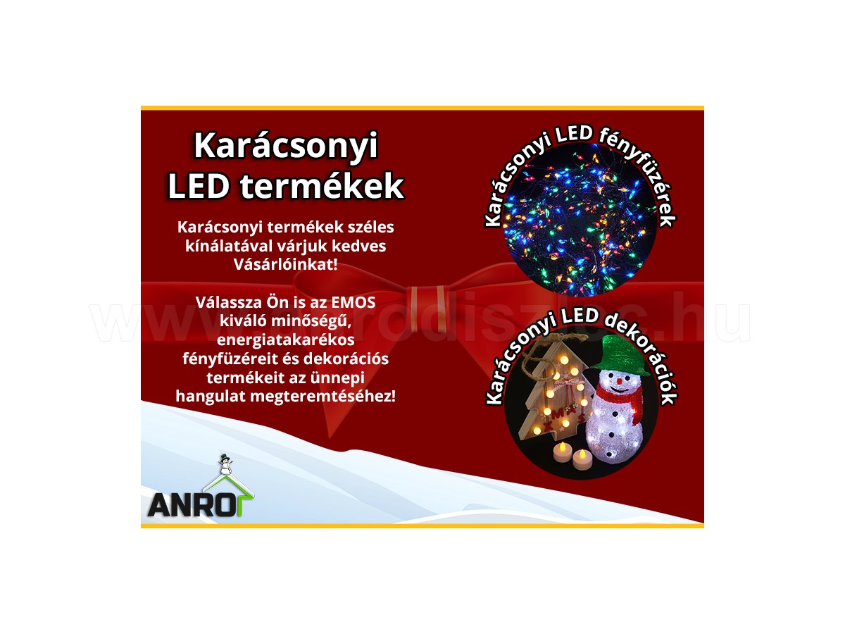 Karácsonyi ledes termékek az EMOS-tól!
