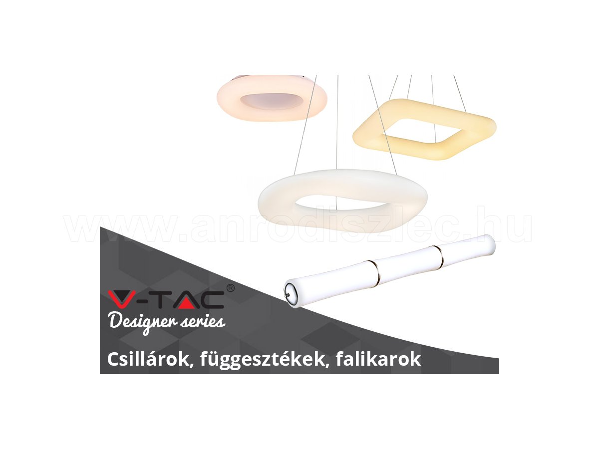 V-TAC Designer Series csillárok, függesztékek, falikarok