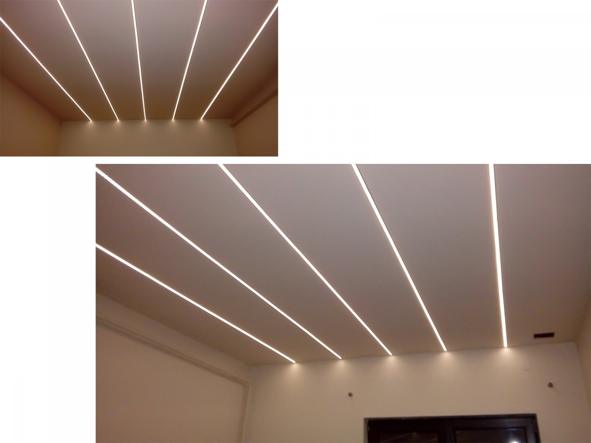 Alu profilos led világítás fővilágításnak