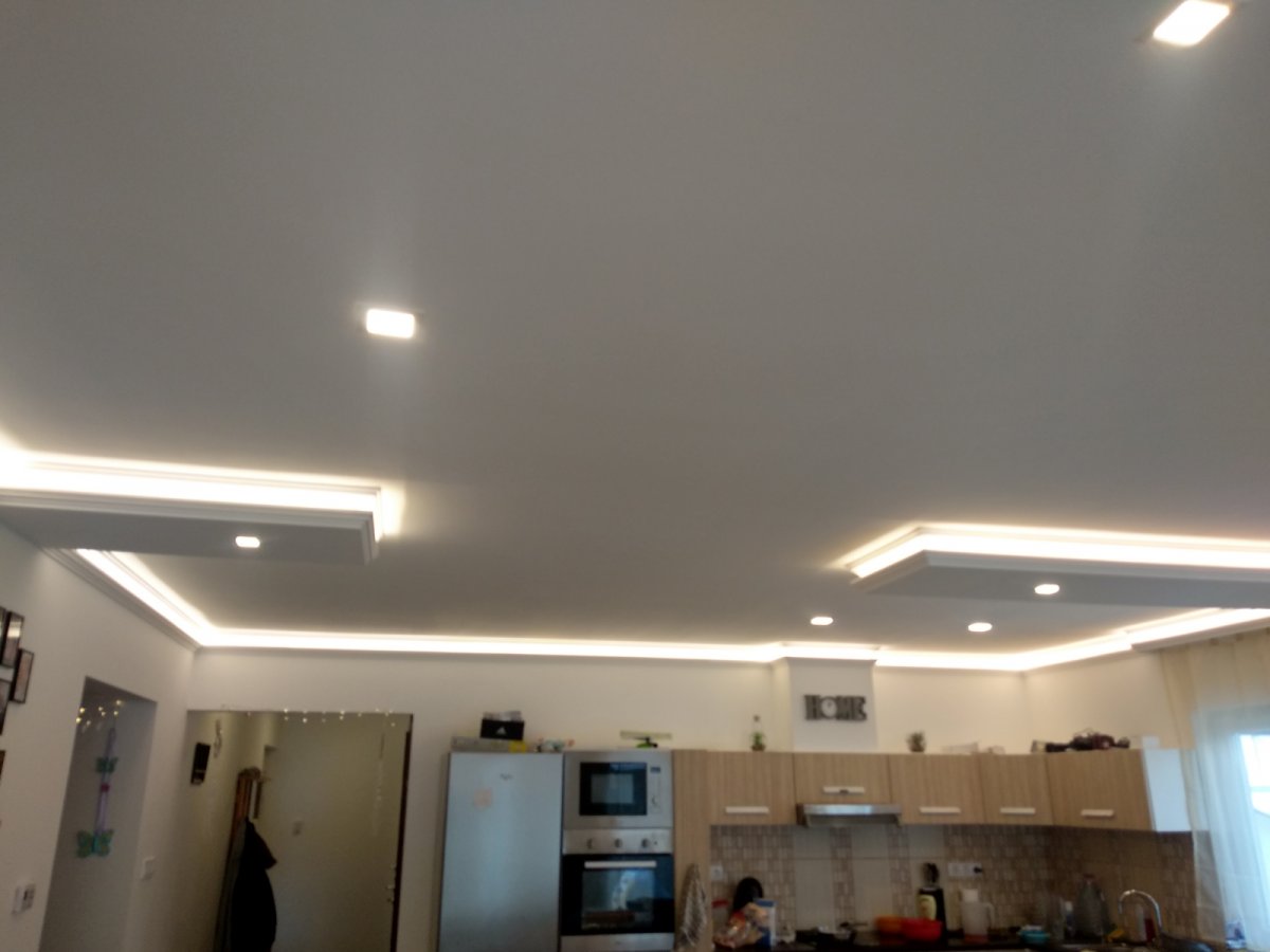 Nappali-konyha led világítások 