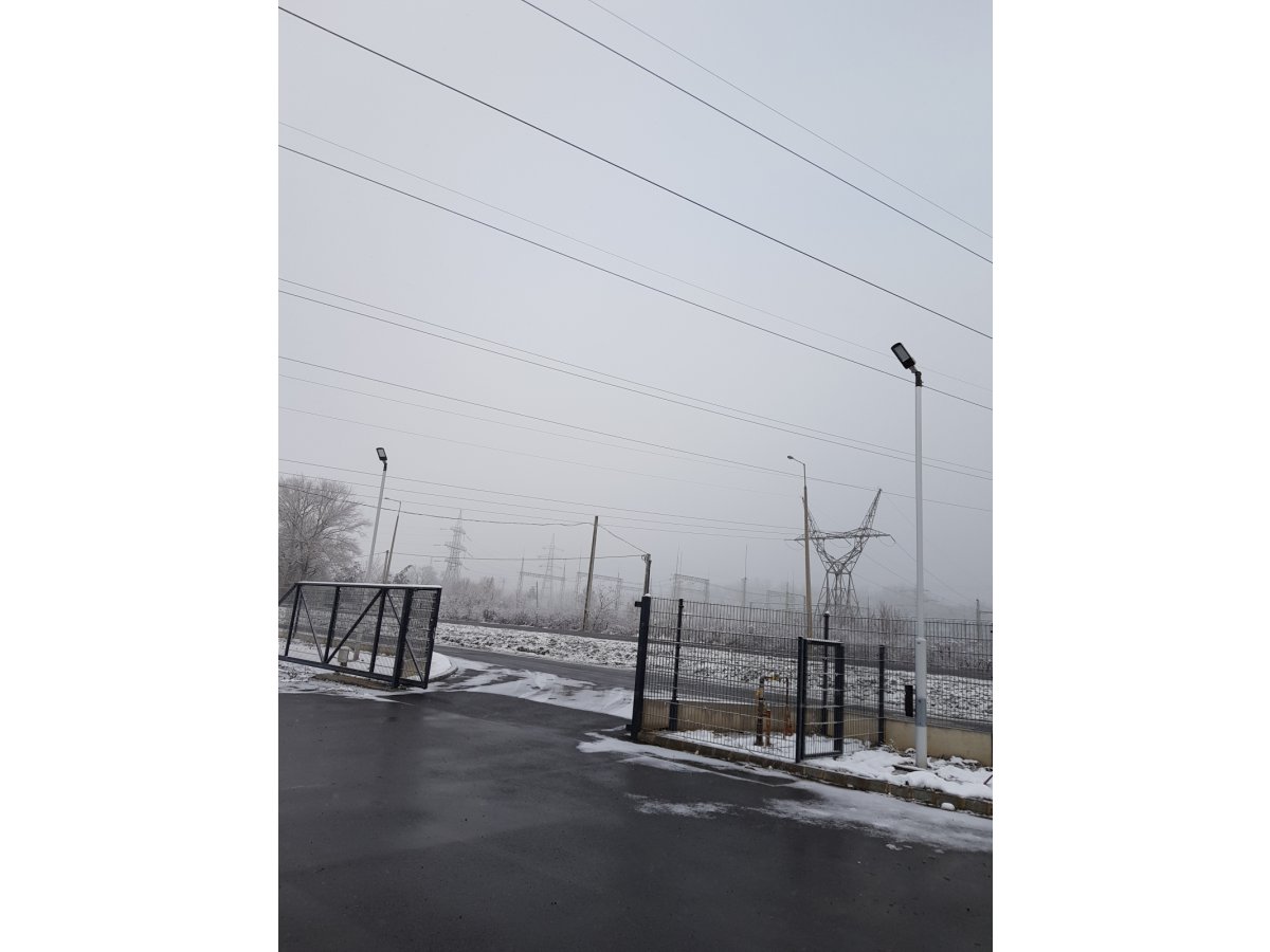 Lámpatartó oszlop LED utcai lámpafejjel