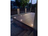 WPC teraszba süllyesztett vízálló Floor LED lámpa 