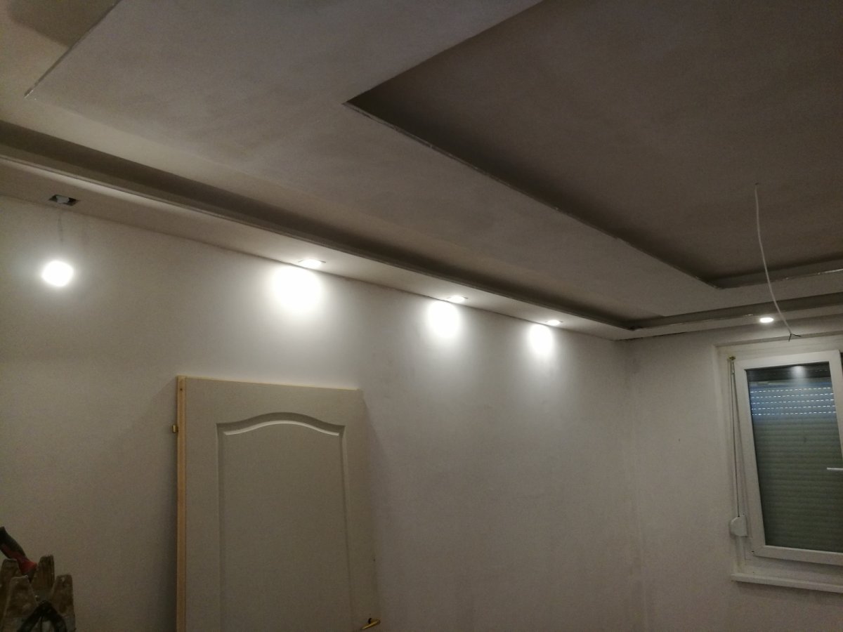 Mini LED panel próba