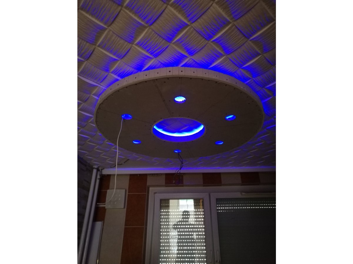 RGB LED szalag, kék színben